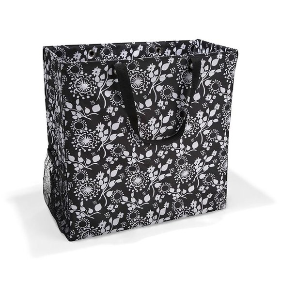 NEW Black Floral Thirty One ROOM FOR TWO Utility